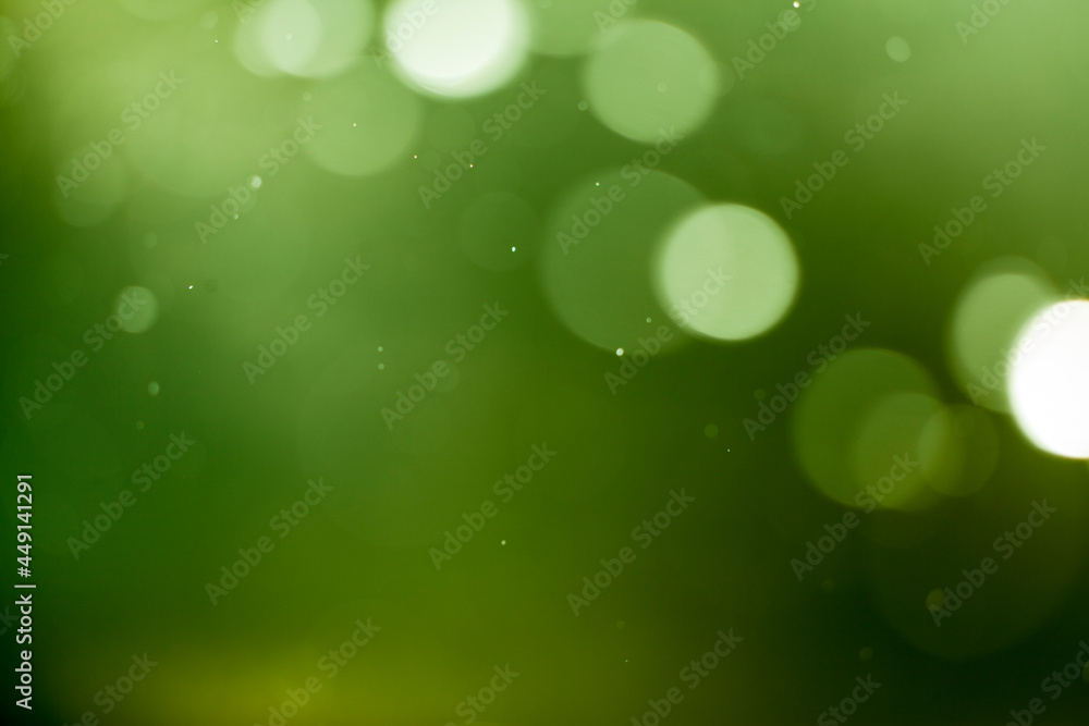 Green lights bokeh background. Green lights bokeh background.