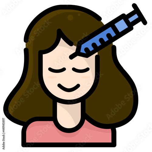 facial line icon