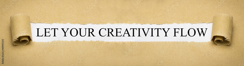 let your creativity flow