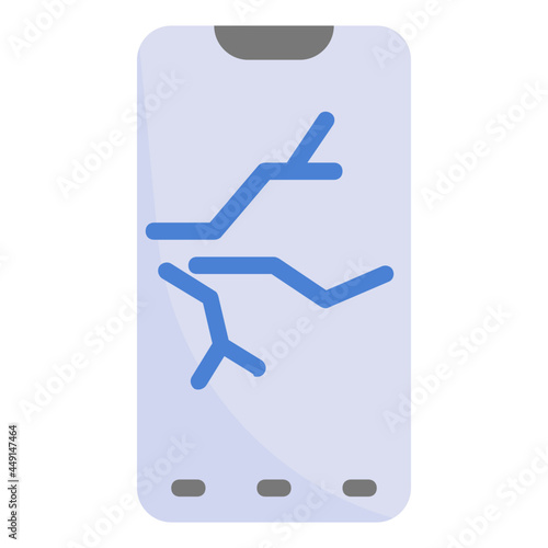 broken flat icon