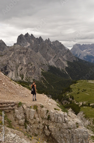 Hiking and backpacking through the amazing nature and landscapes of the Italian Dolomite Mountains in Northern Italy