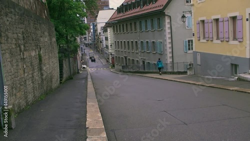 Passant, voitures et trafic, La Chaux-de-Fonds
