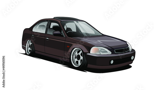 car sport vector illustration