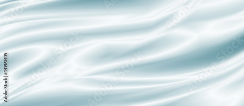 Blue fabric background 3D illustration