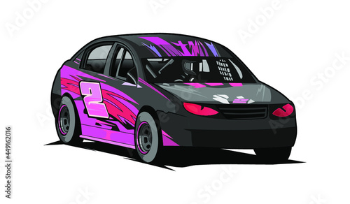 car sport illustration