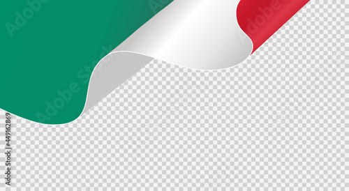 Waving flag of Italy isolated  on png or transparent  background,Symbol of Italy,template for banner,card,advertising ,promote, vector illustration top gold medal sport winner country