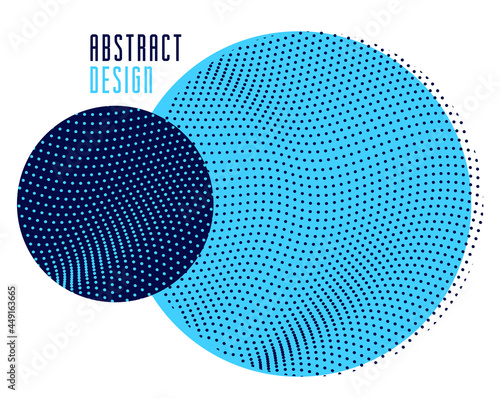 Trendy circles vector abstr...