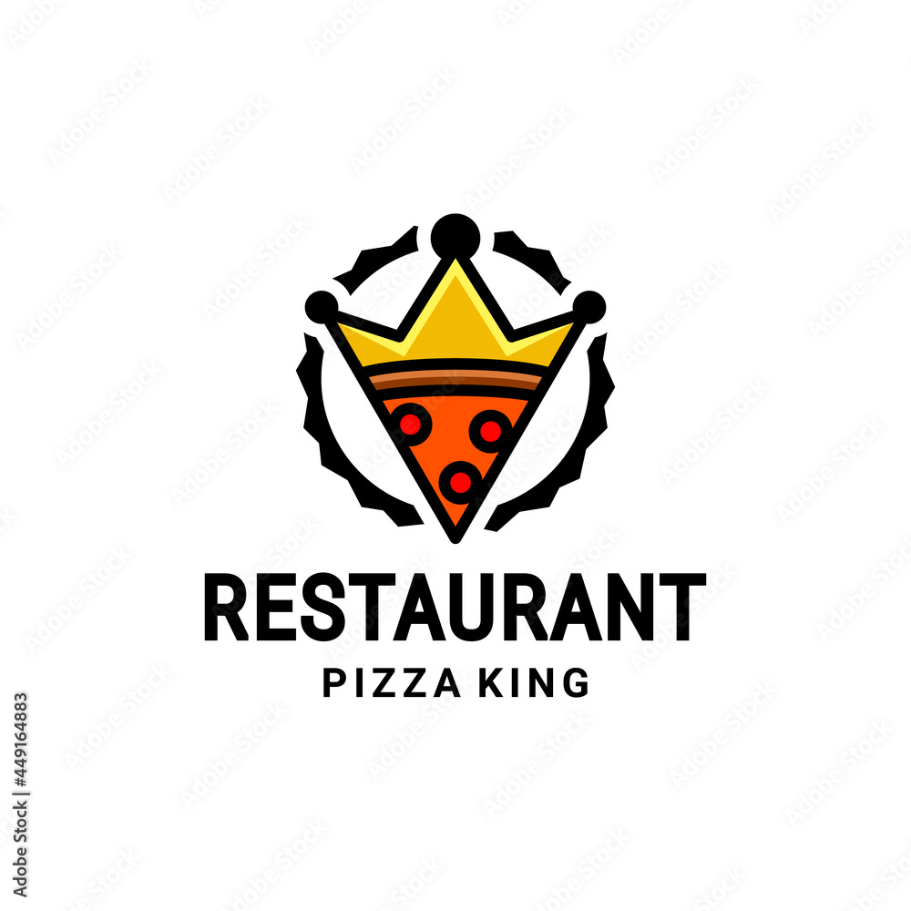 King with Pizza .vector logo design editable as you wish King with Pizza .vector logo design editable as you wish