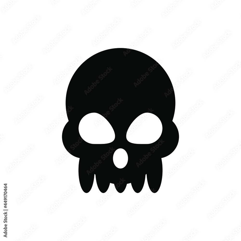 Skull logo, Skull icon, Skull Halloween symbol vector illustration isolated on white background. EPS 10 Skull logo, Skull icon, Skull Halloween symbol vector illustration isolated on white background. EPS 10