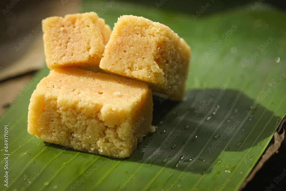 Assorted Indian Sweet Mysore Pa Stock Photo 