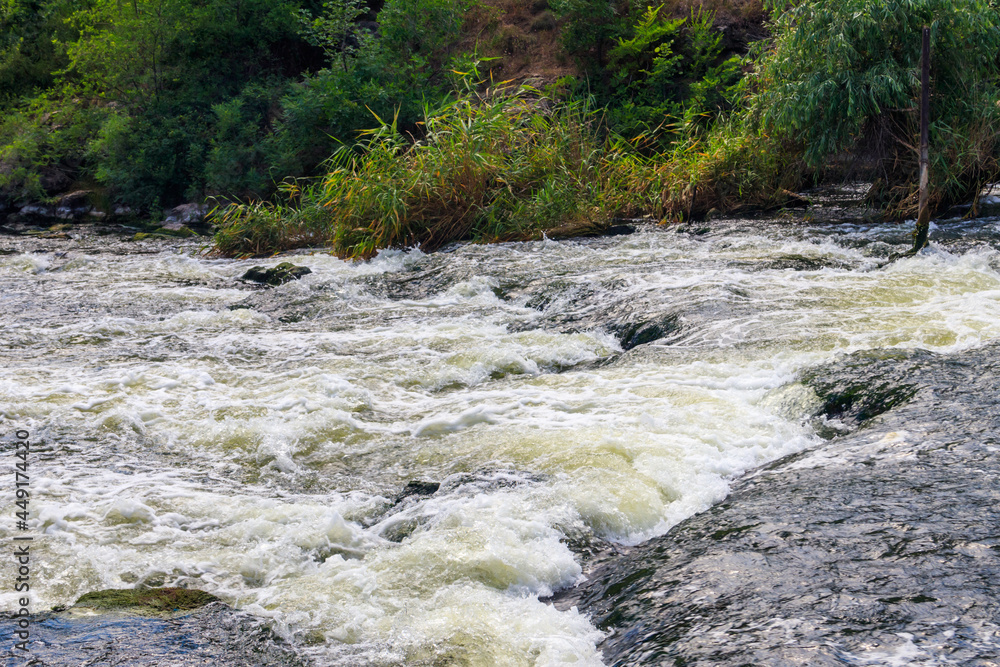 Rapids on the Inhulets river in Kryvyi Rih, Ukraine Rapids on the Inhulets river in Kryvyi Rih, Ukraine