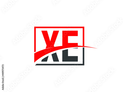 X E, XE Letter Logo Design © Rubel
