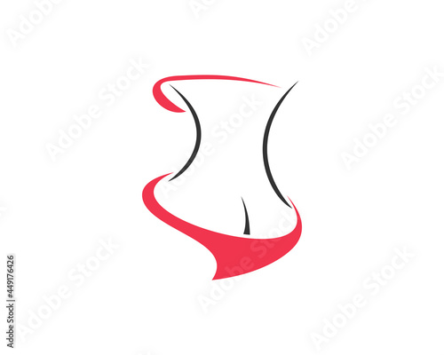 bikini logo icon template symbol
