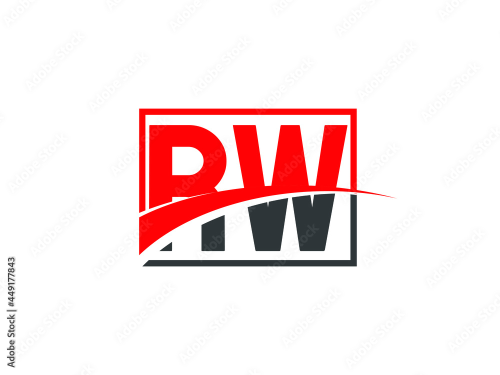 R W, RW Letter Logo Design R W, RW Letter Logo Design