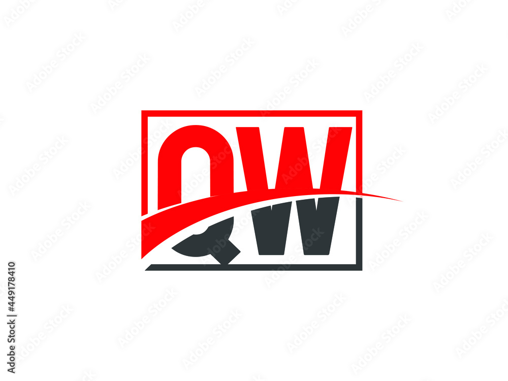 Q W, QW Letter Logo Design