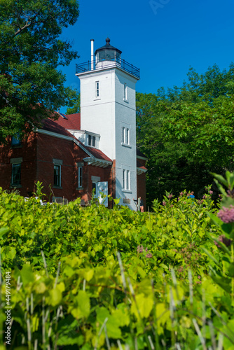 Fotografie Lighthouse - 40 Mile Point, Rogers City Michigan United States