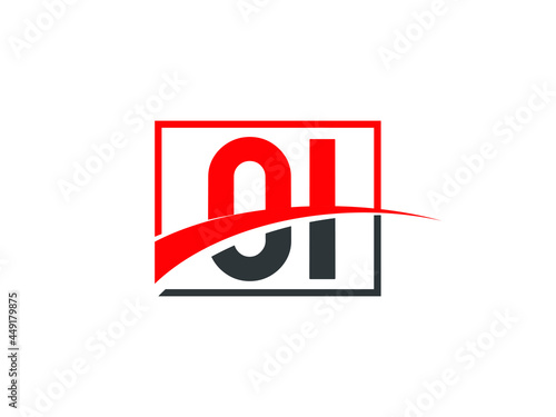 O I, OI Letter Logo Design