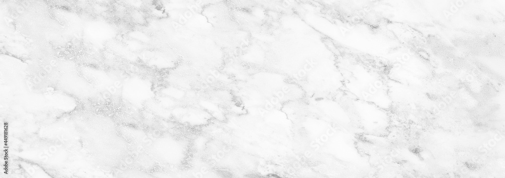 Fototapeta premium Marble granite white panorama background wall surface black pattern graphic abstract light elegant gray for do floor ceramic counter texture stone slab smooth tile silver natural.