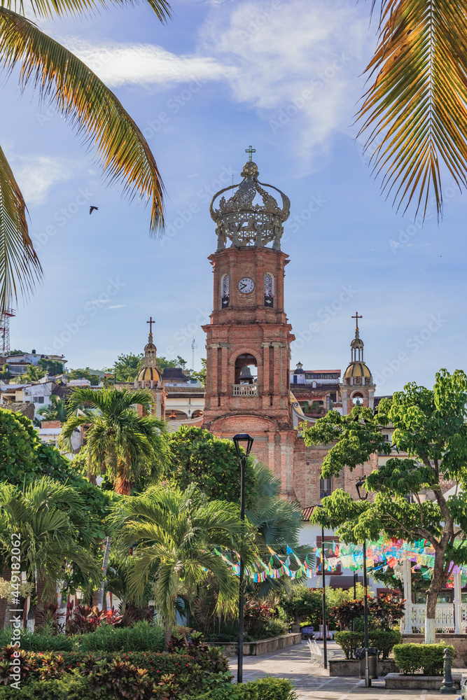 Parroquia de Nuestra Señora de Guadalupe one of the top icon symbols of Puerto Vallarta, and the most important church in the destination