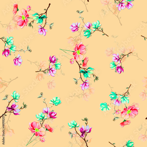 seamless floral pattern © Fashion Street