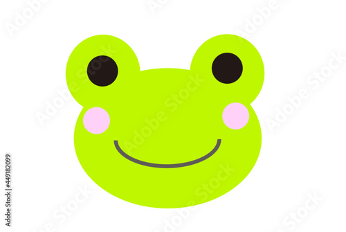 かわいいカエルのイラスト
