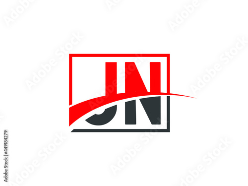 J N, JN Letter Logo Design