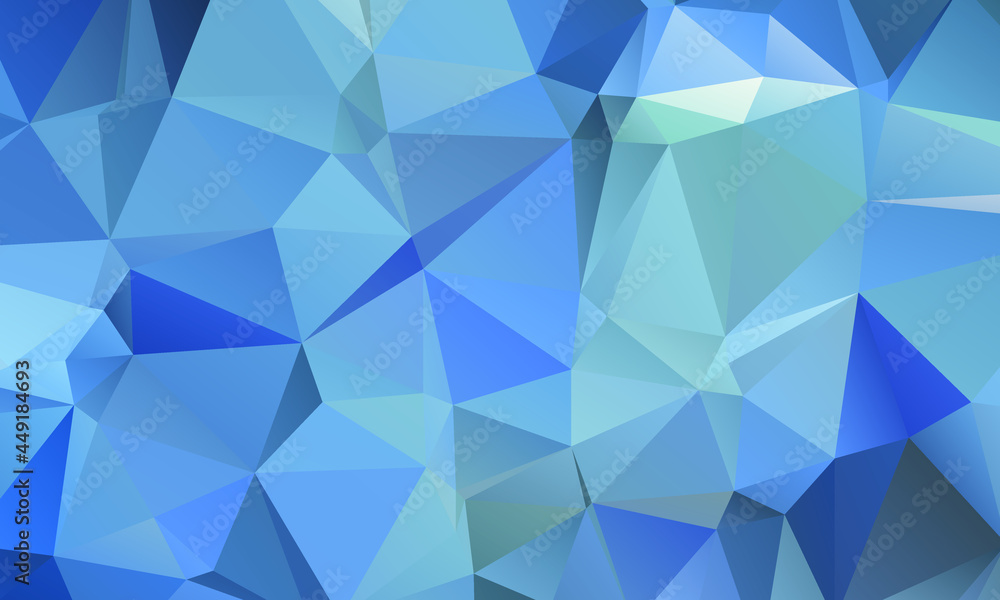 Blue Abstract Color Polygon Background Design, Abstract Geometric Origami Style With Gradient Blue Abstract Color Polygon Background Design, Abstract Geometric Origami Style With Gradient