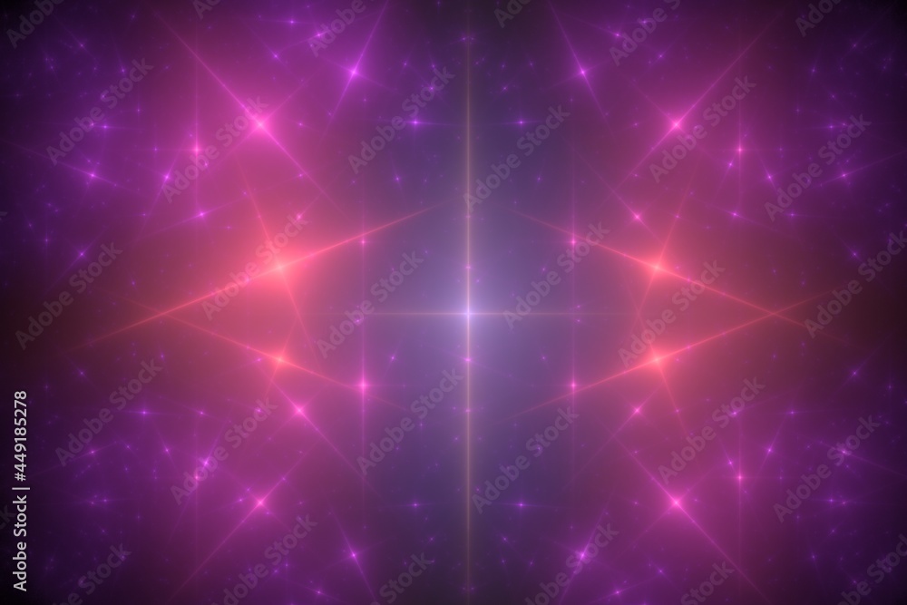 Dynamic Digital Fractal with energetic lines and smooth flowing pastel colors showing symmetry Dynamic Digital Fractal with energetic lines and smooth flowing pastel colors showing symmetry
