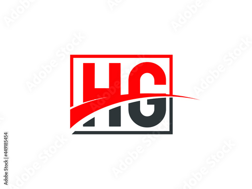 H G, HG Letter Logo Design