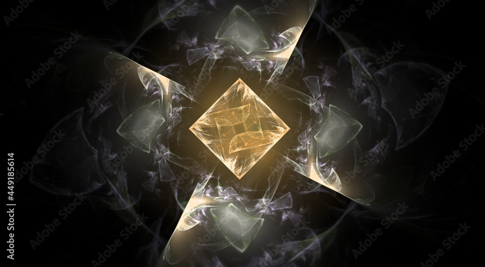 Dynamic Digital Fractal with beautiful symmetric patterns and smooth flowing pastel colors Dynamic Digital Fractal with beautiful symmetric patterns and smooth flowing pastel colors