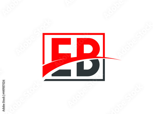 E B, EB Letter Logo Design
