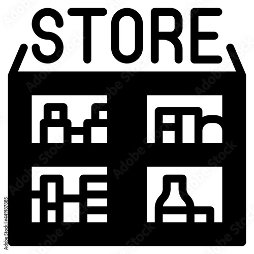 sales glyph icon