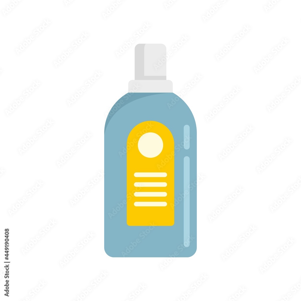 Tattoo spray bottle icon flat isolated vector Tattoo spray bottle icon flat isolated vector