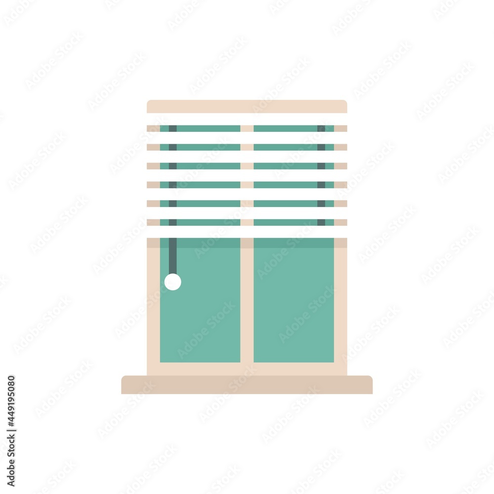 Window installation icon flat isolated vector Window installation icon flat isolated vector