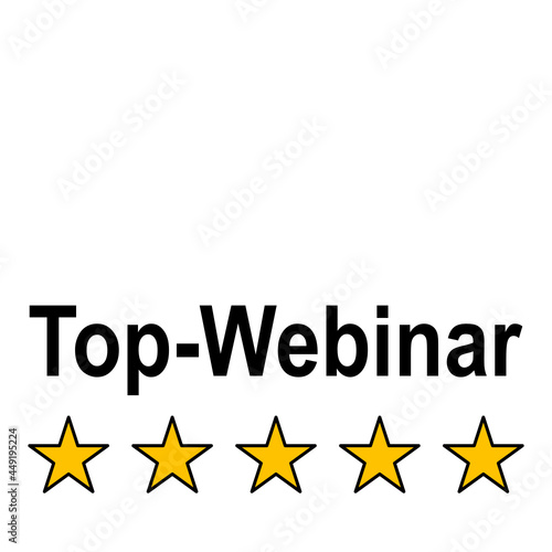 Top Webinar mit fünf Sternen ausgezeichnet