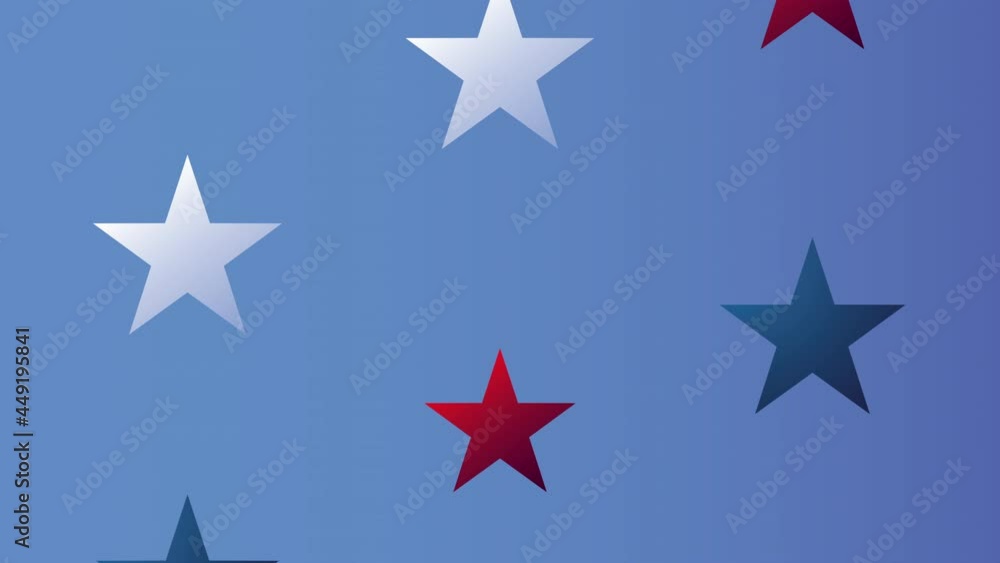 usa celebration day animation with stars pattern usa celebration day animation with stars pattern