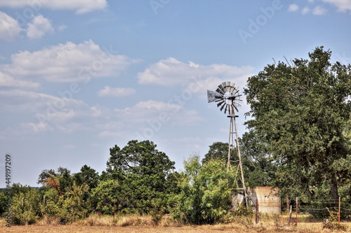 Windmill in Burnet County Texas photo