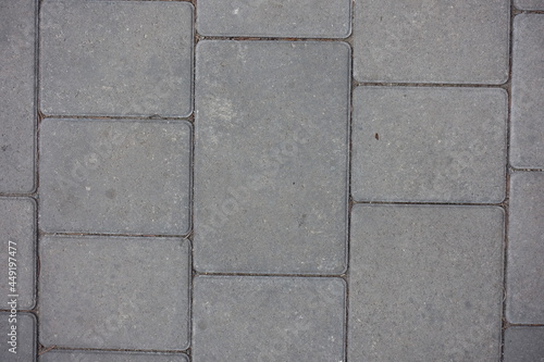 Wallpaper Mural Close view of simple gray concrete pavement Torontodigital.ca