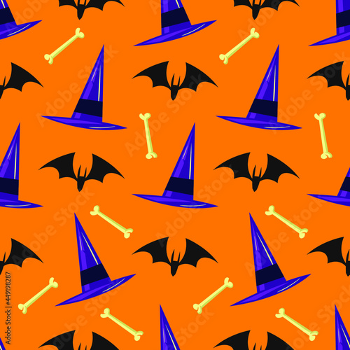 cute halloween seamless pattern collection