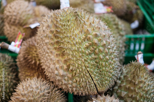 durian at the market