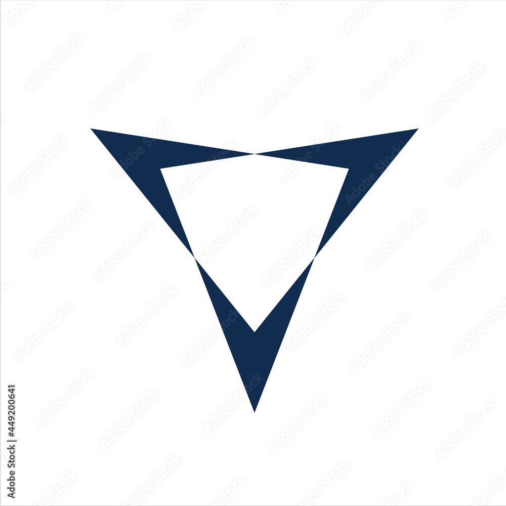 shield triangle minimalist logo design shield triangle minimalist logo design