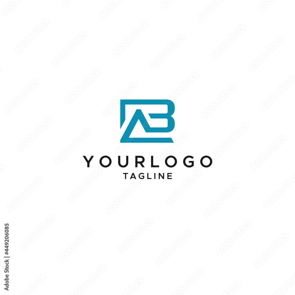 AB MONOGRAM LOGO, BA MONOGRAM LOGO AB MONOGRAM LOGO, BA MONOGRAM LOGO