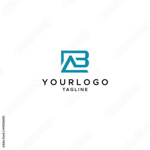 Free Download AB MONOGRAM LOGO, BA MONOGRAM LOGO - GFXLoad