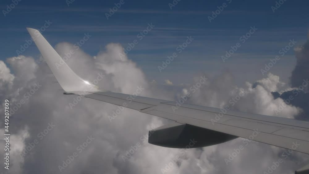 Airliner flying above the clouds Airliner flying above the clouds