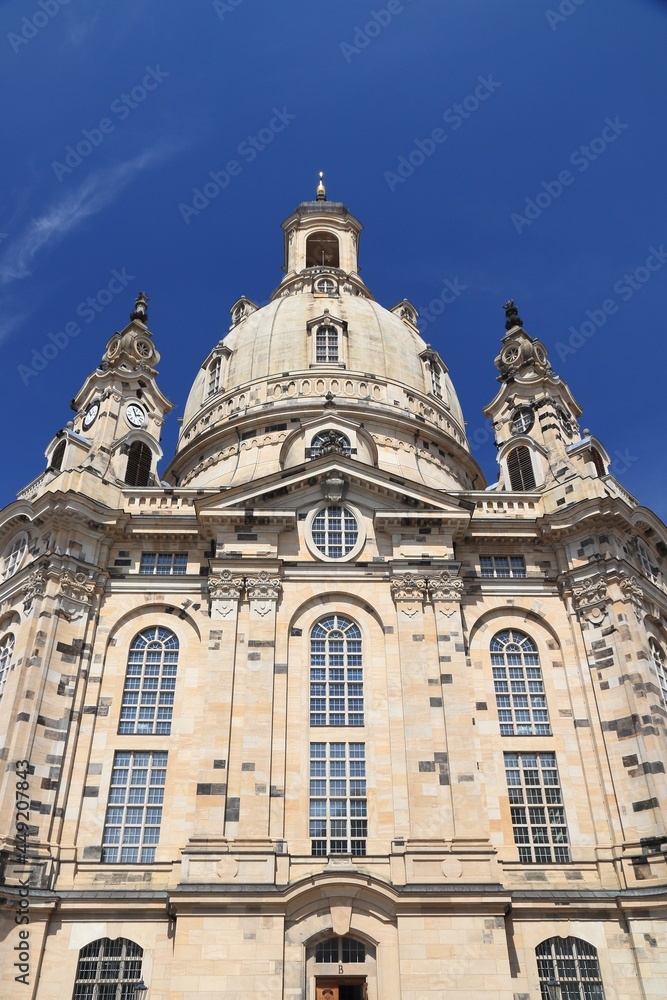 Germany architecture - Frauenkirche church in Dresden Germany architecture - Frauenkirche church in Dresden