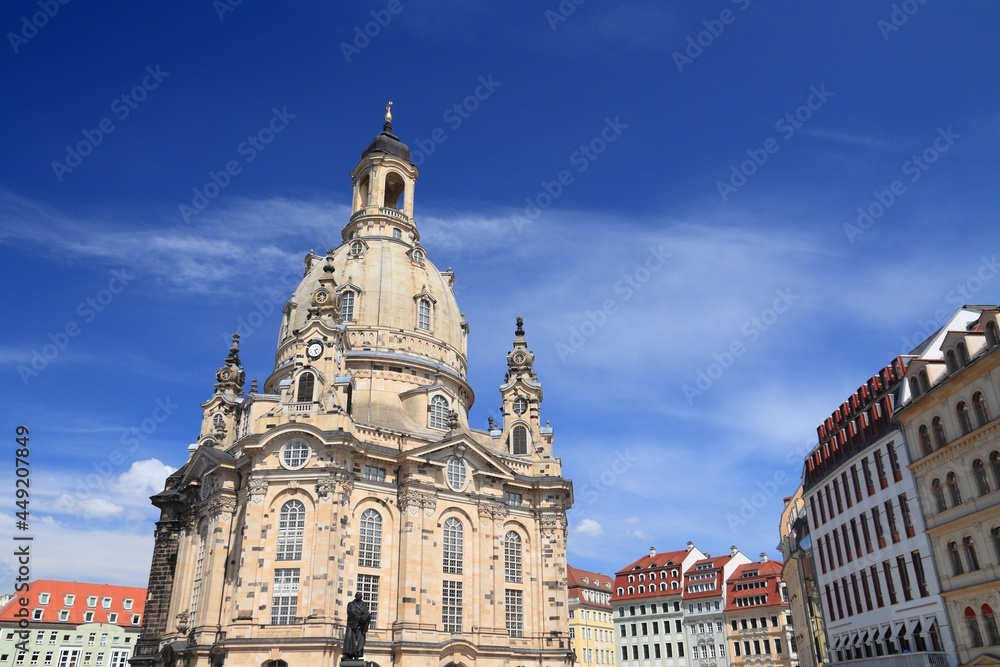 Frauenkirche church in Dresden, Germany