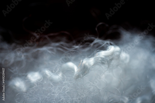 Extreme macro of polyester stable fiber