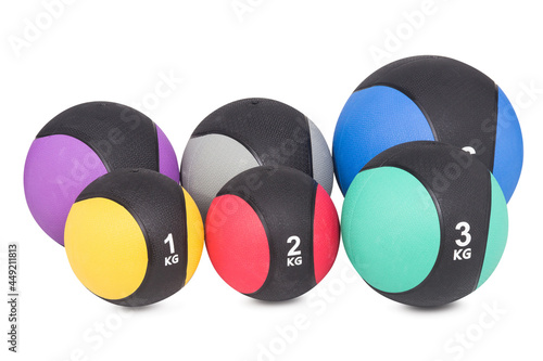 Sports equipment ball weight color