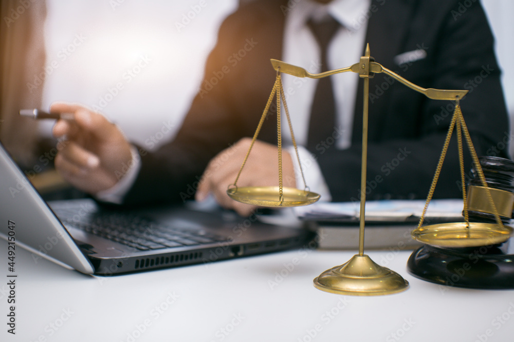 Lawyers having Concepts of Legal services at the law office Lawyers having Concepts of Legal services at the law office