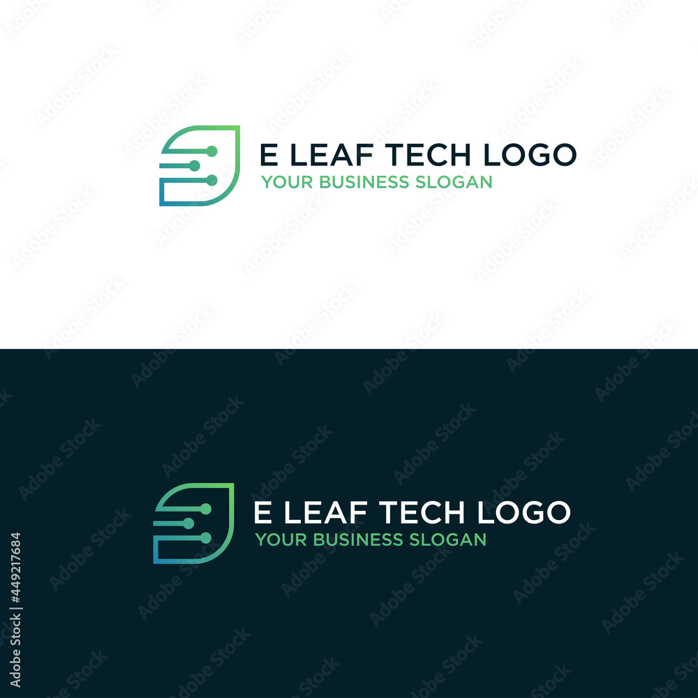 TECHNOLOGY LOGO WITH THE LETTERS E